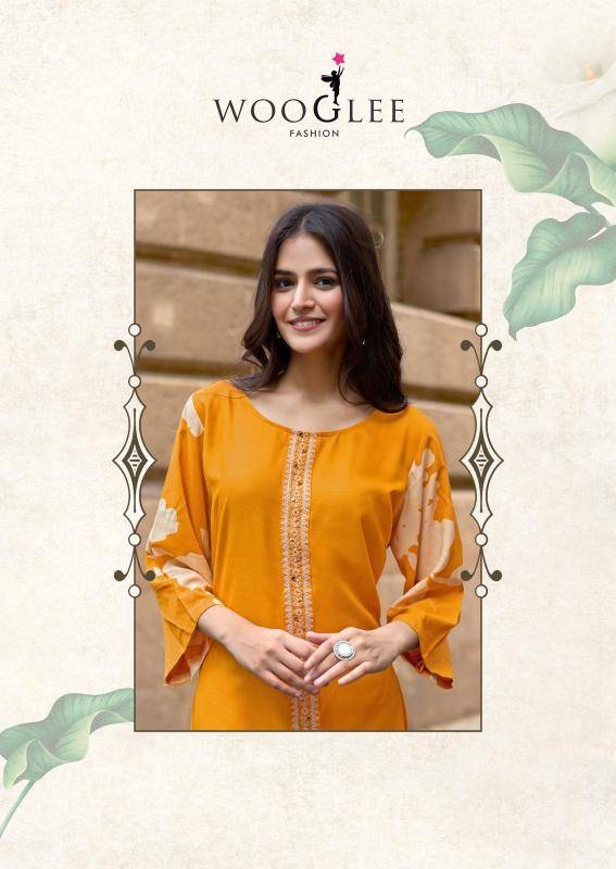 Wooglee yanaa coord set Wholesale kurti market in Surat